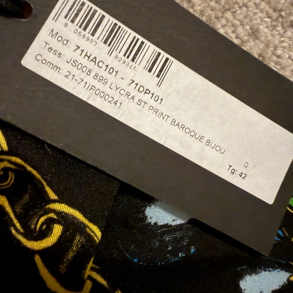 Versace Jeans Collection Multicolor Patterned Fabric - Picture 4 of 5